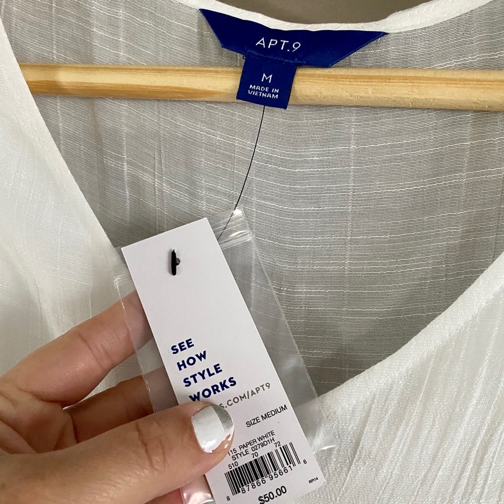 Cute white summer dress